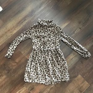Girls Leopard Dress